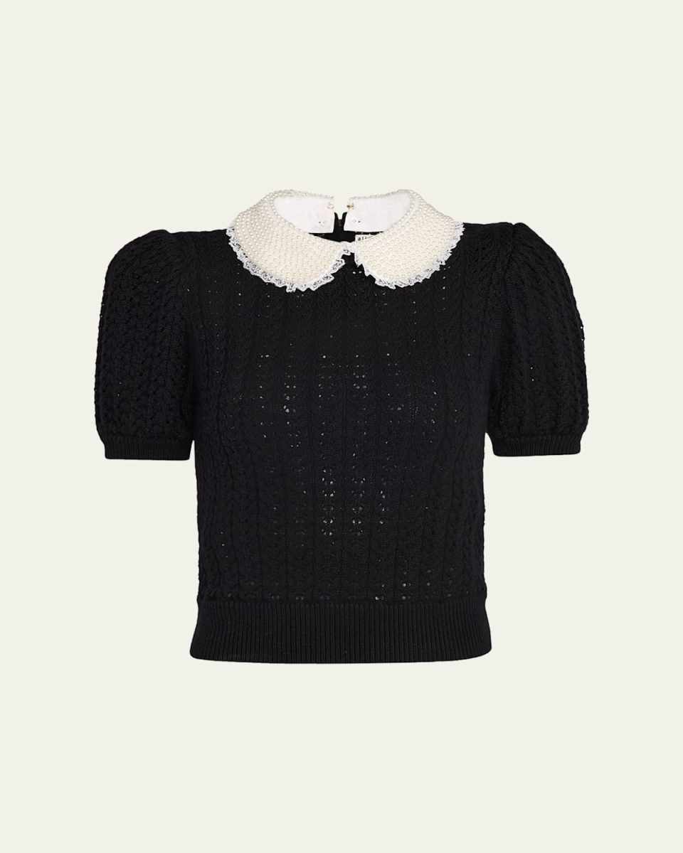 Chase Puff-Sleeve Sweater